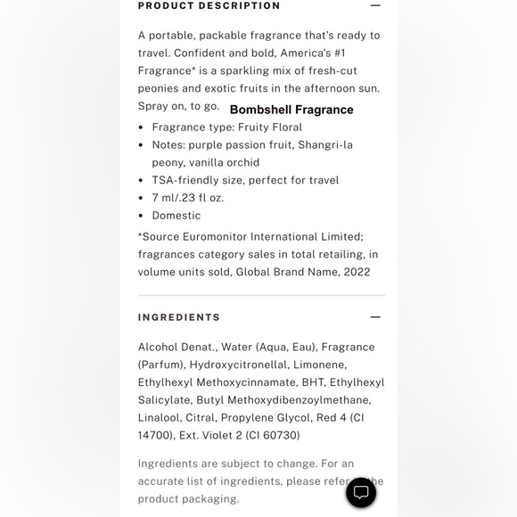 Victoria’s Secret (3) Mini Travel Fragrance As Shown BNWT - Picture 4 of 5